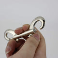 Mousquetons à double extrémité, chaîne à déclenchement robuste