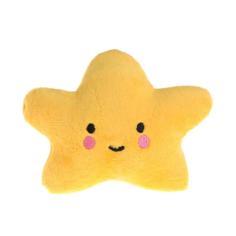 Peluche en forme de nuage et d'étoile, doux et sonore, à mâcher pour chien et chiot