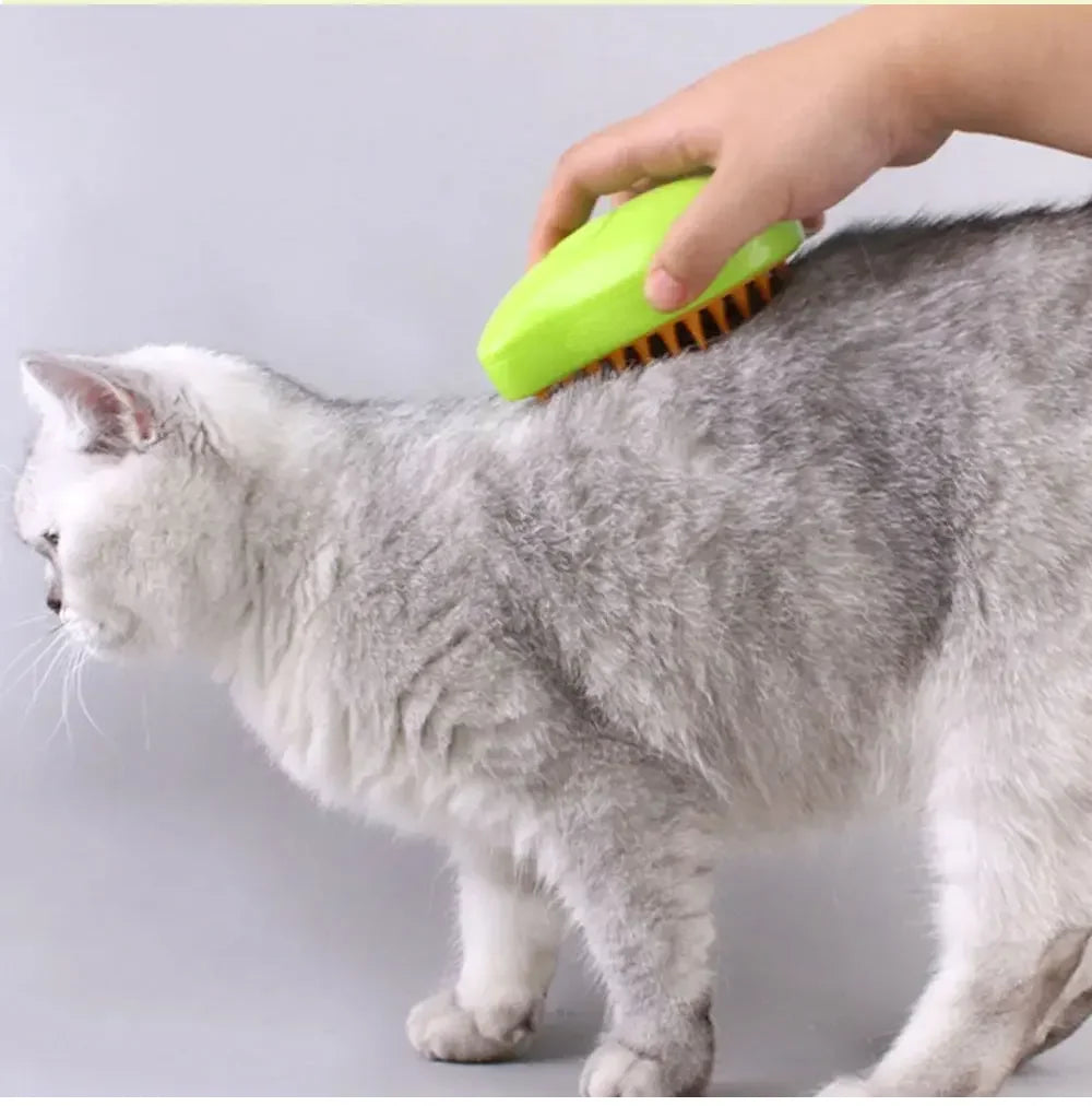 Brosse vapeur pour chat et chien