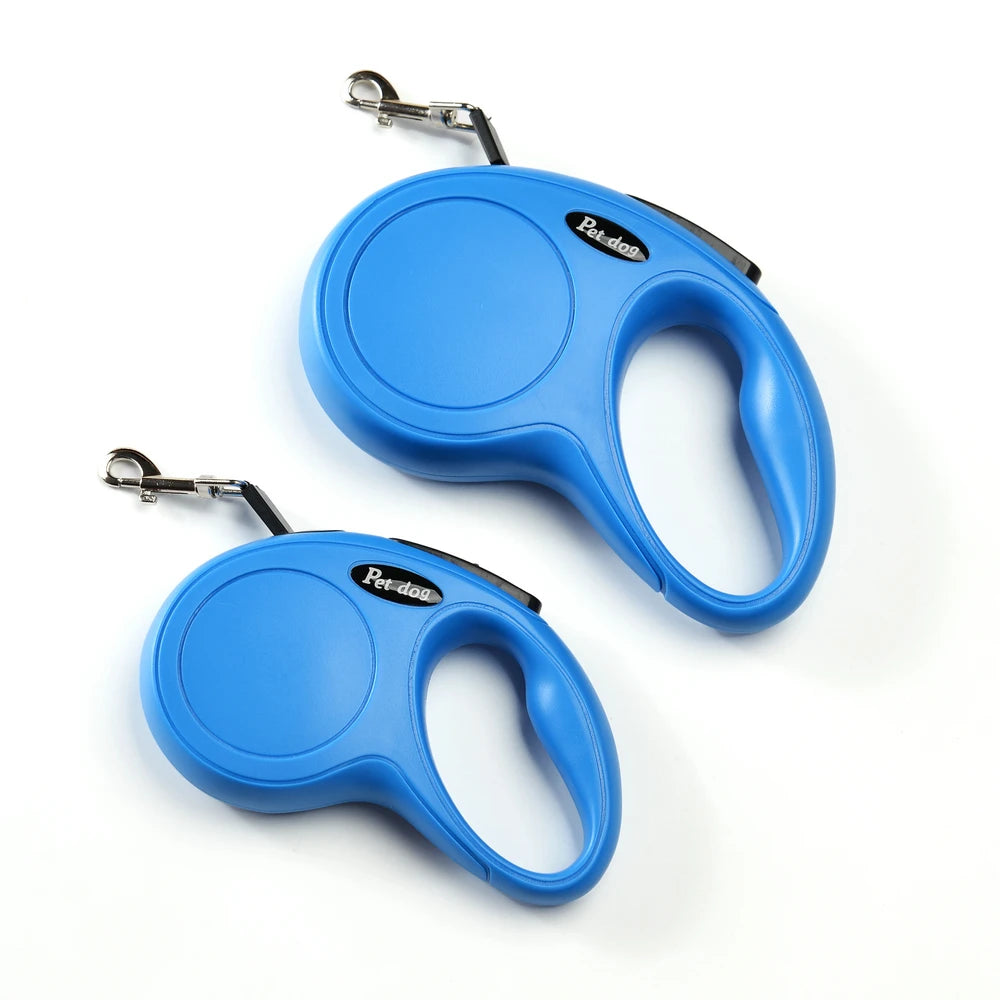 Laisse automatique rétractable pour chiens de petite et moyenne taille