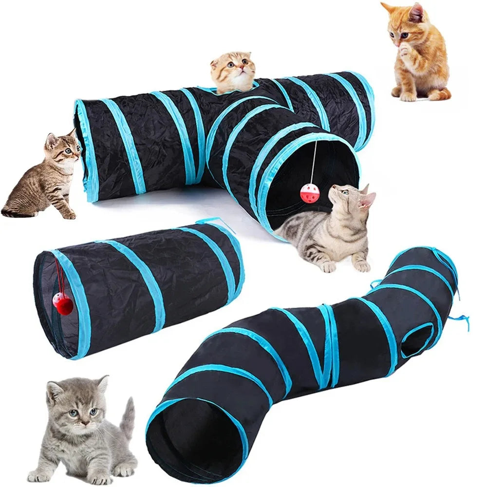 Tunnel de jeu interactif pour chat