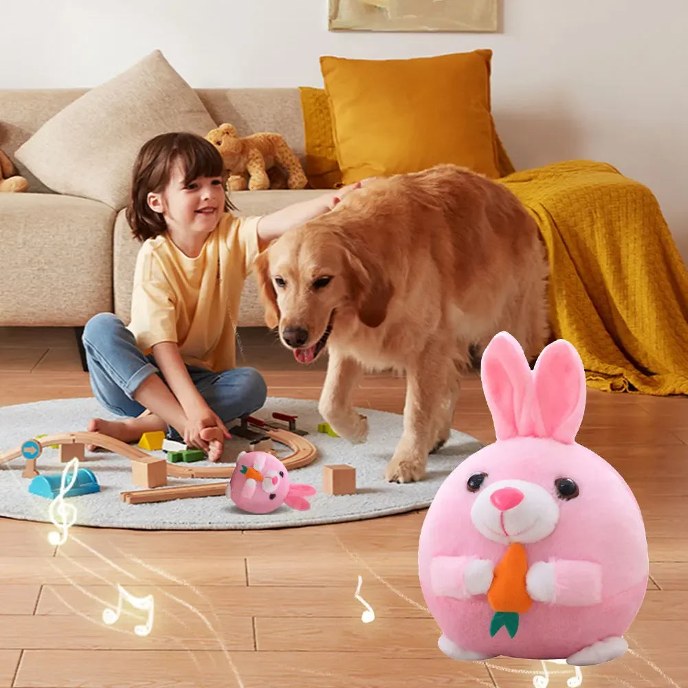 Balle électronique pour chien, balle rebondissante avec musique et vibrations