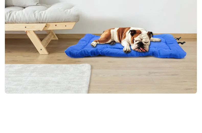Coussin de couchage portable, imperméable et antidérapant pour animaux de compagnie