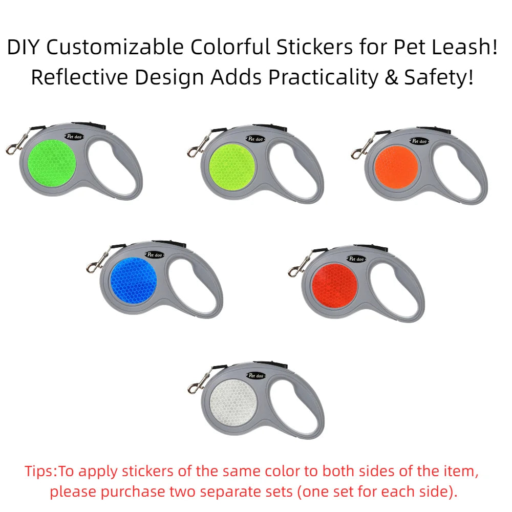 Laisse automatique rétractable pour chiens de petite et moyenne taille