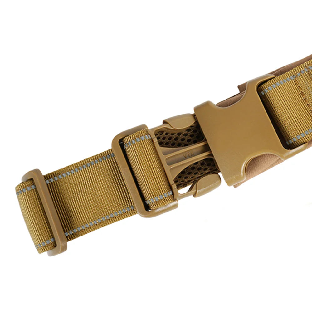 Harnais tactique anti-traction pour chien - Nylon ajustable pour grands chiens