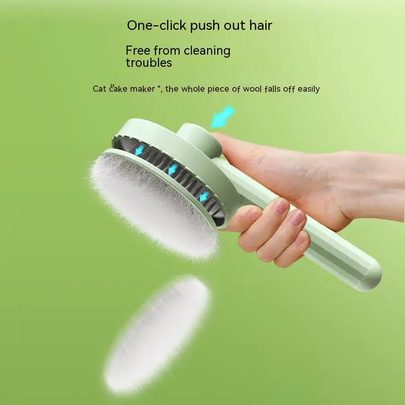 Brosse à poils pour chiens et chats, peigne en acier inoxydable pour le toilettage et l'entretien des chats à poils longs