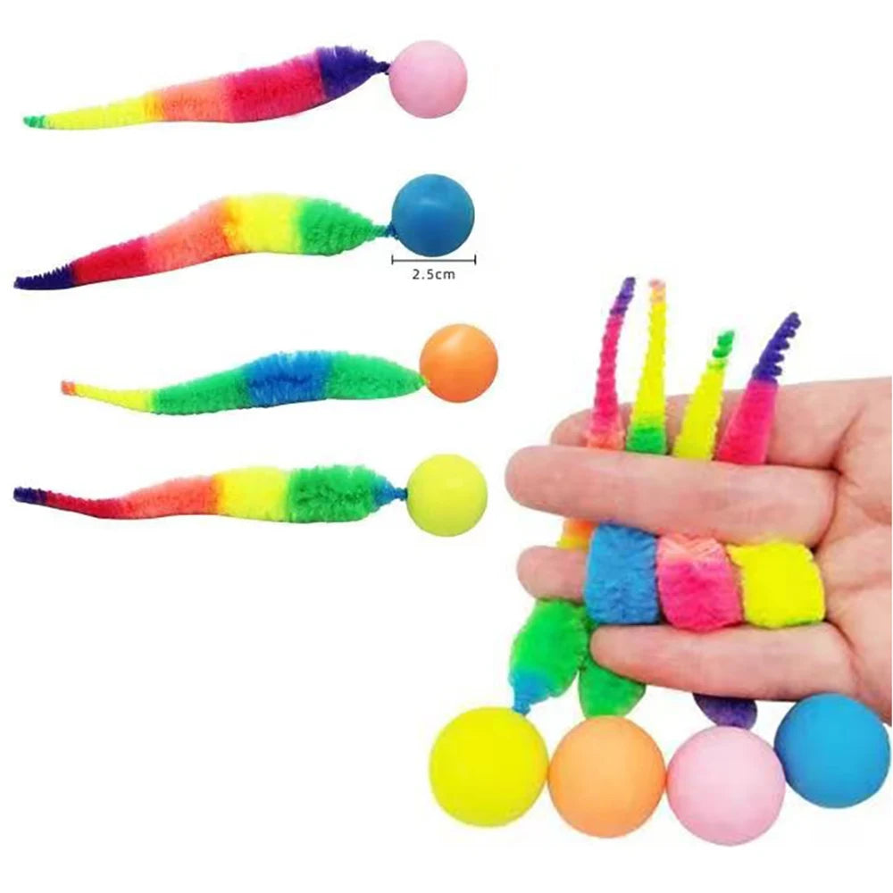 Balle rebondissante colorée
