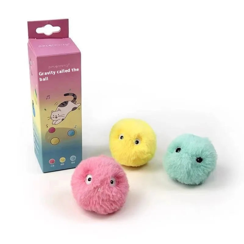 Balle interactive pour chat intelligent