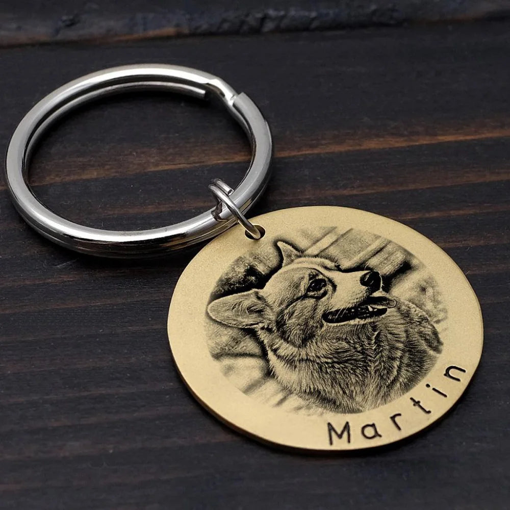 Médaille personnalisée pour chien avec photo