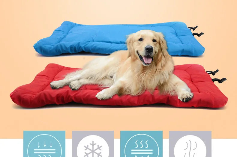 Coussin de couchage portable, imperméable et antidérapant pour animaux de compagnie