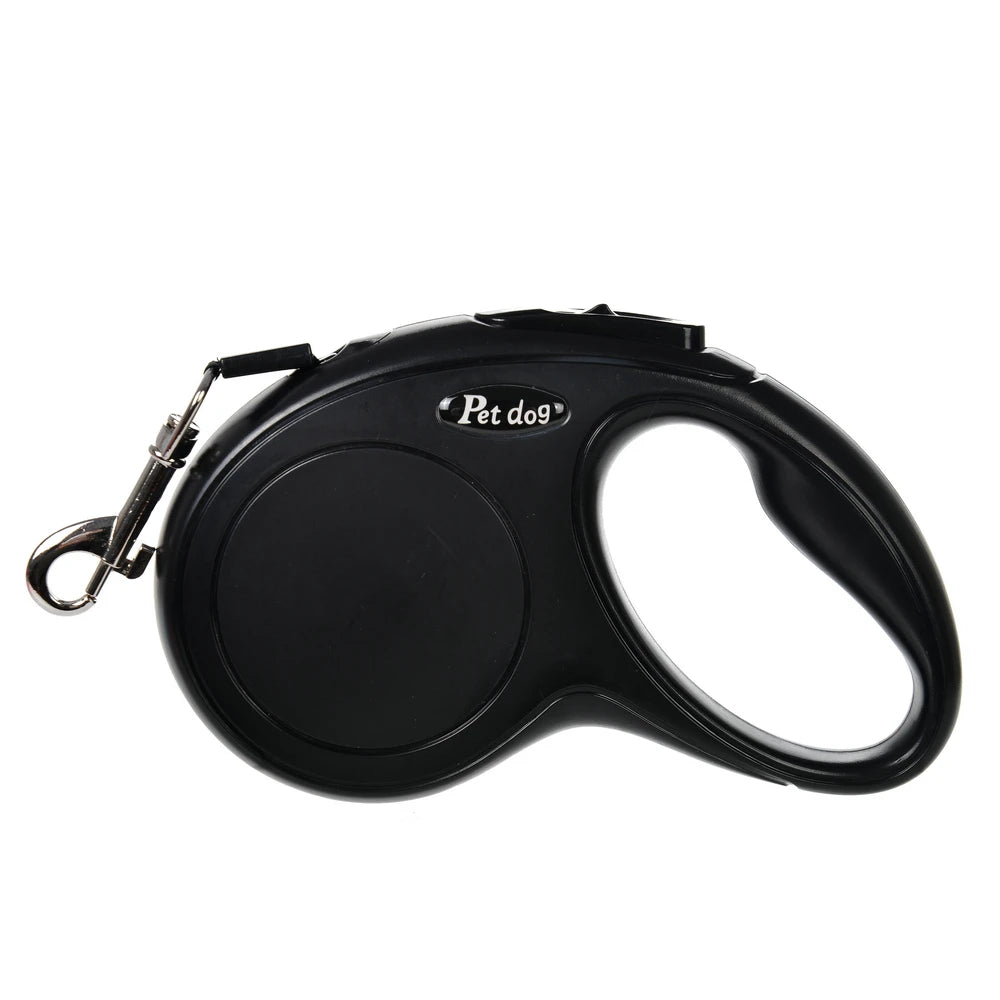Laisse automatique rétractable pour chiens de petite et moyenne taille