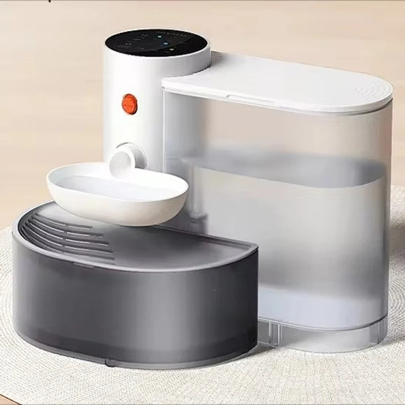 Fontaine à eau avec distributeur d'eau en mouvement, sans fil