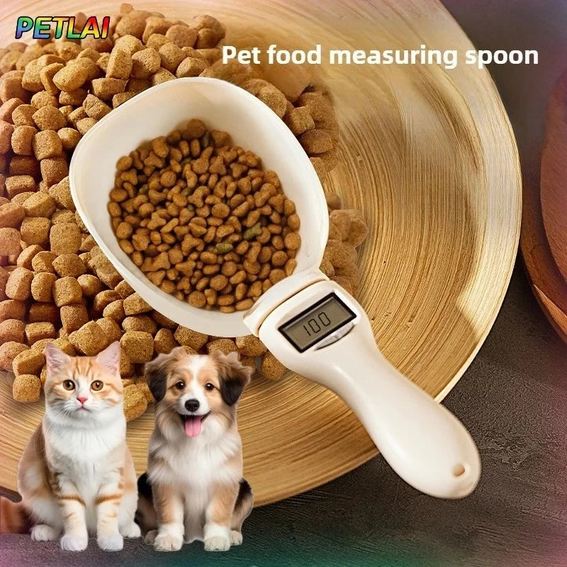 Cuillères doseuses électroniques intelligentes pour croquettes de chat et de chien
