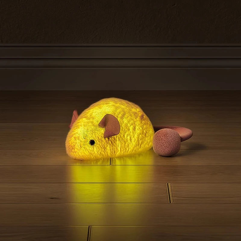 Souris en peluche interactive pour chat