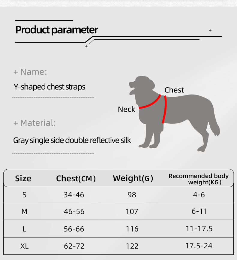 Harnais réfléchissant pour chiens et chats de petite et moyenne taille