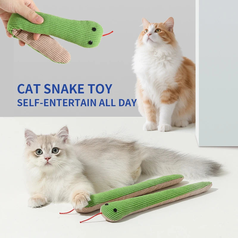 Dog Toy Snake Interactive Crinkle Sound Toy Kitten  Kick Toy Interactive Pet Toy for Indoor Cats 16.5 Inches Pet Supplies