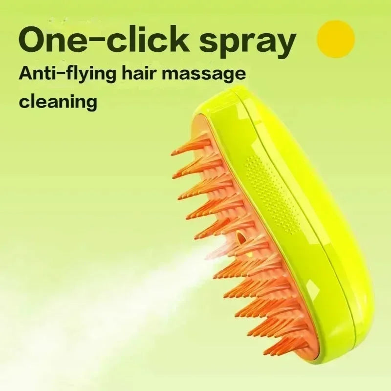 Brosse vapeur pour chat et chien