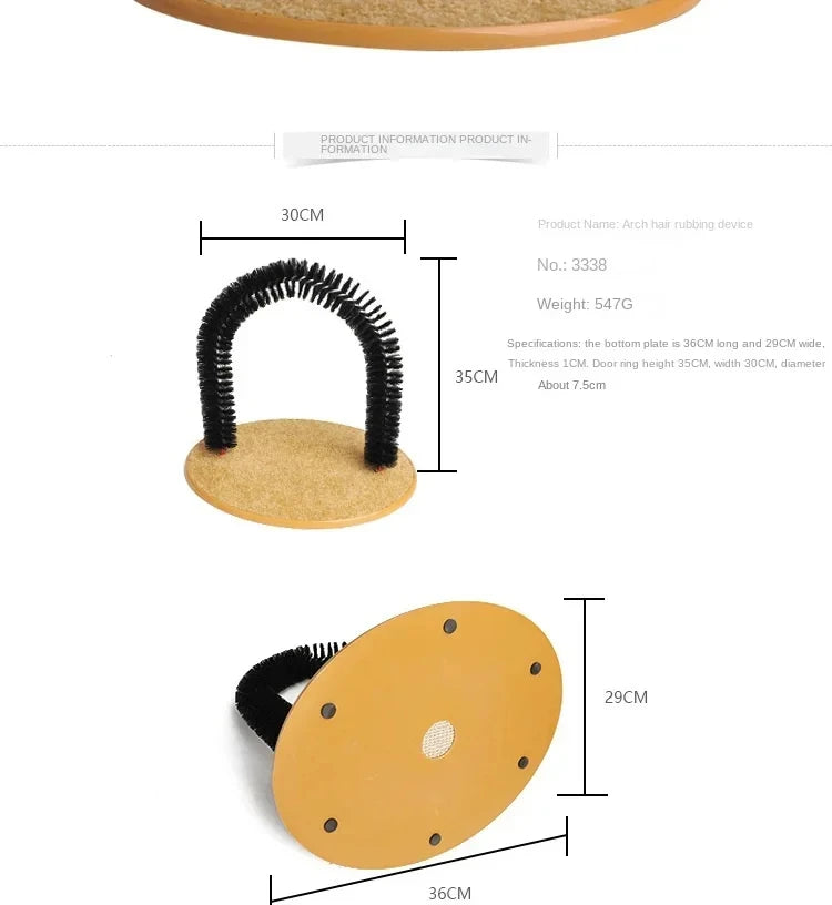 Arche de toilettage pour chat