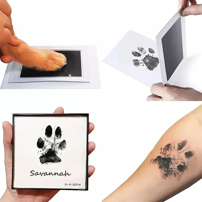 Kit d'encre pour empreintes de pattes de chat et de chien