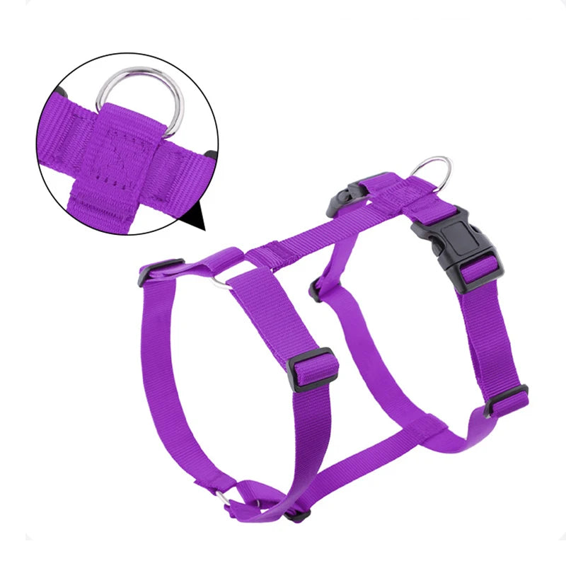 Harnais pour chien ajustable, souple et léger en forme de H, lavable