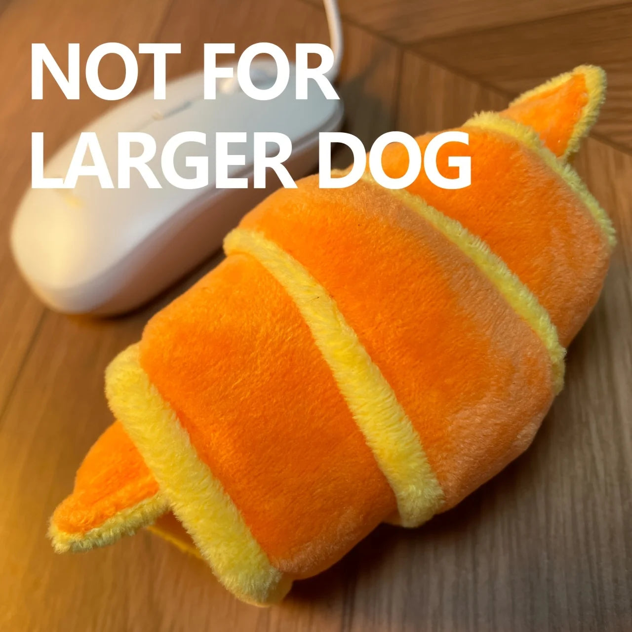 Jouet pour chien en forme de croissant