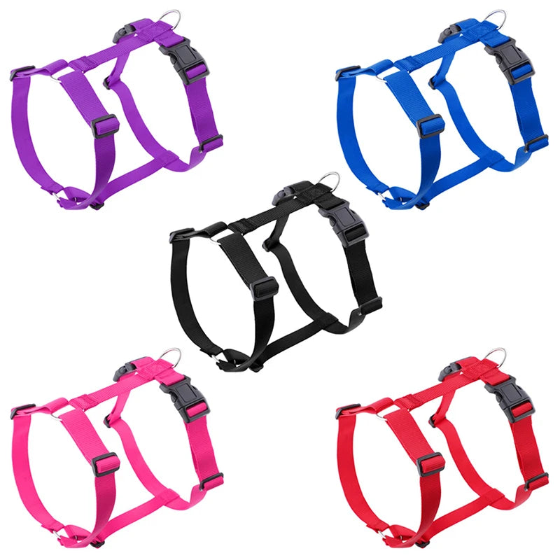 Harnais pour chien ajustable, souple et léger en forme de H, lavable