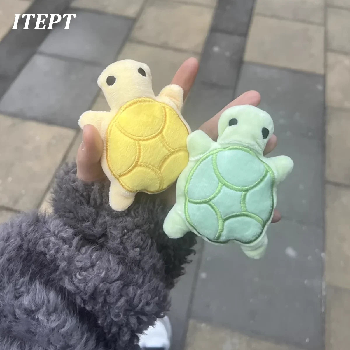 Mini Tortue en peluche à mâcher pour chiots
