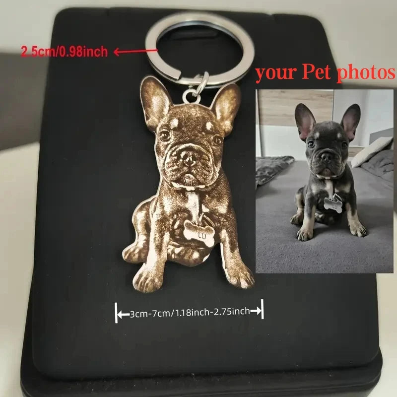 Porte-clés personnalisé avec photo de votre animal de compagnie