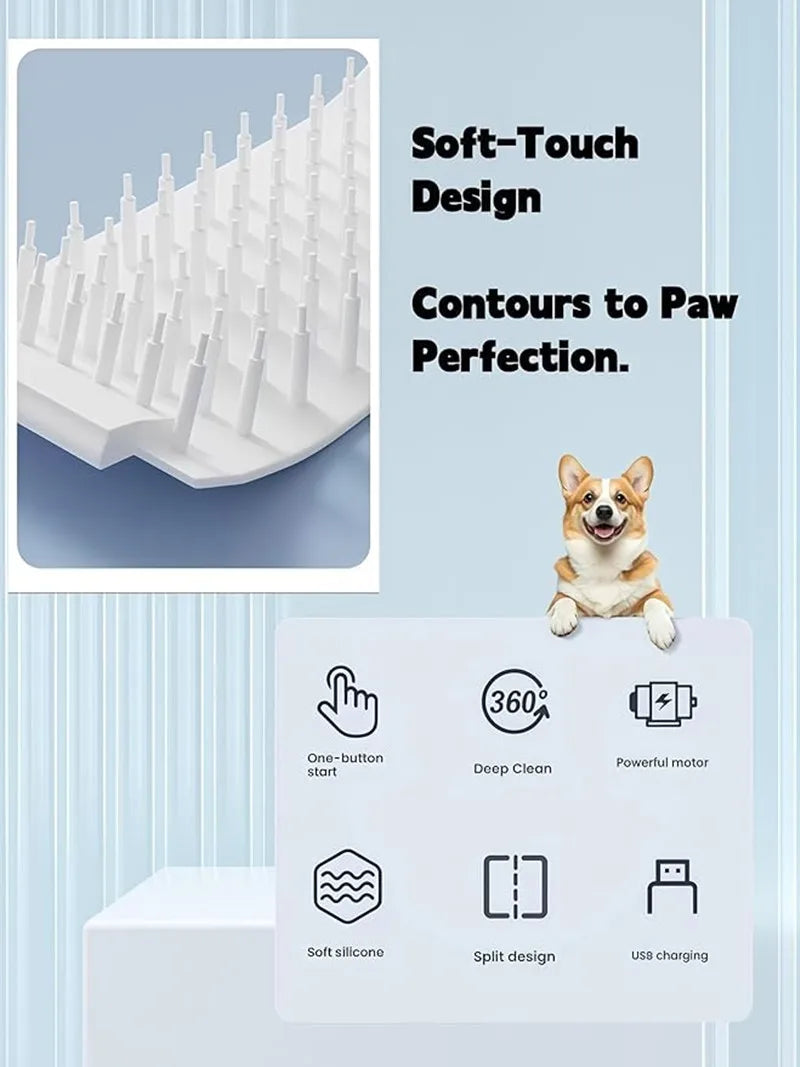 Machine de nettoyage automatique pour pattes d'animaux