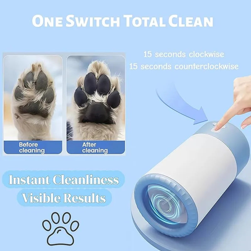 Machine de nettoyage automatique pour pattes d'animaux