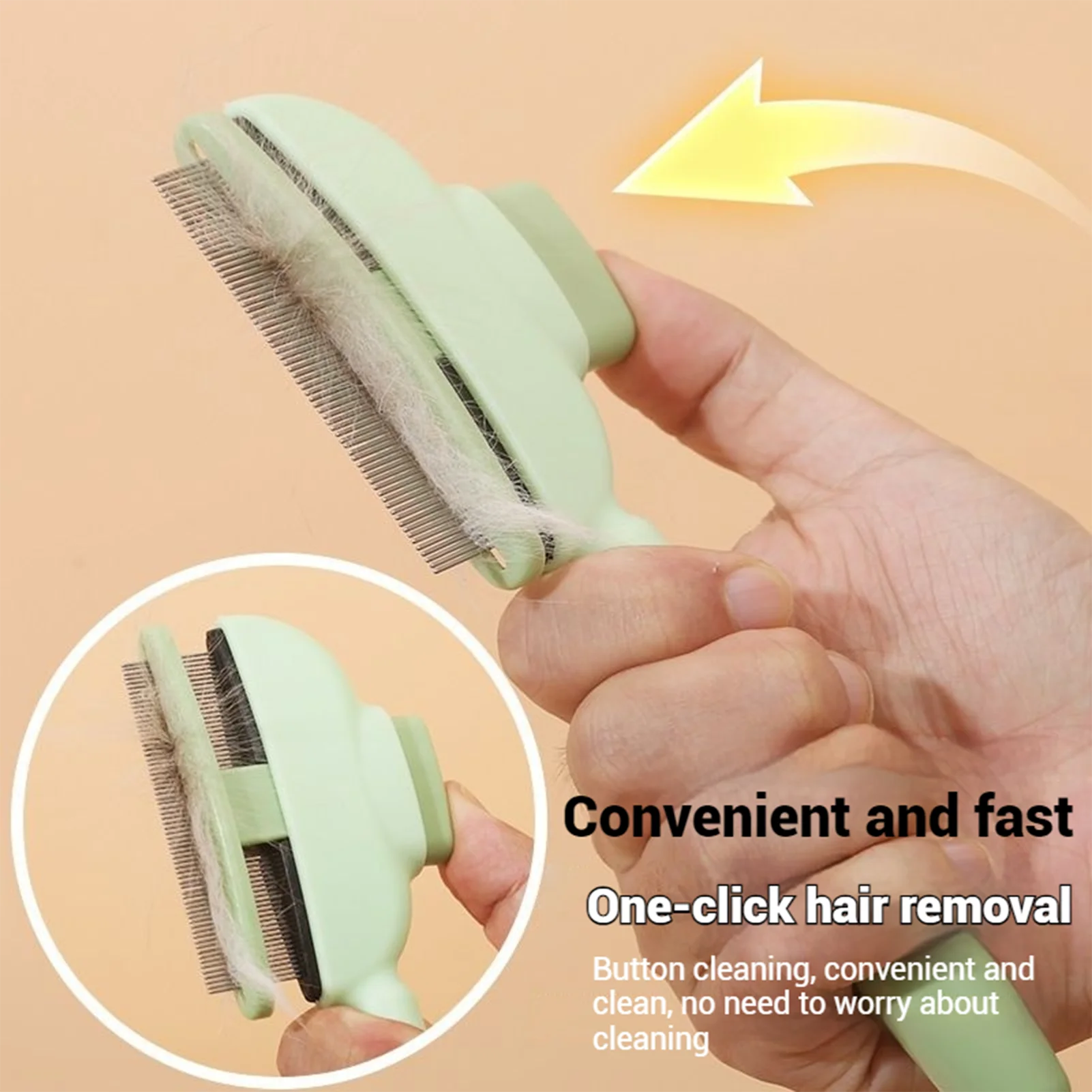 brosse de toilettage, élimine efficacement les poils morts