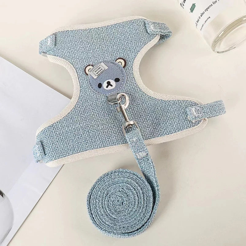 Laisse pour chien Winnie l'Ourson, harnais pour chat, laisse pour promener un petit chien