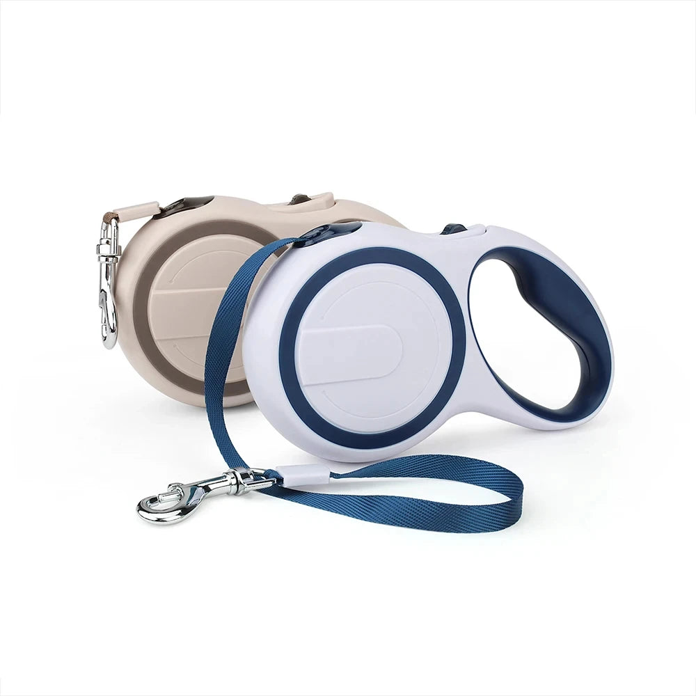 Laisse pour chien de 3 m ou 5 m en nylon résistant, pour chiots, chiens de petite, moyenne et grande taille