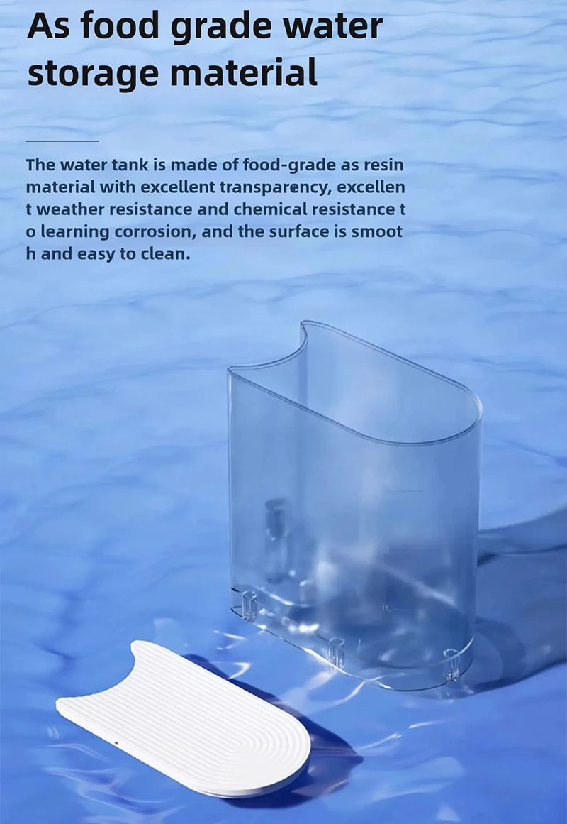 Fontaine à eau avec distributeur d'eau en mouvement, sans fil
