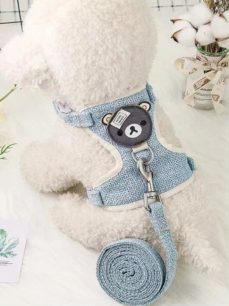 Laisse pour chien Winnie l'Ourson, harnais pour chat, laisse pour promener un petit chien