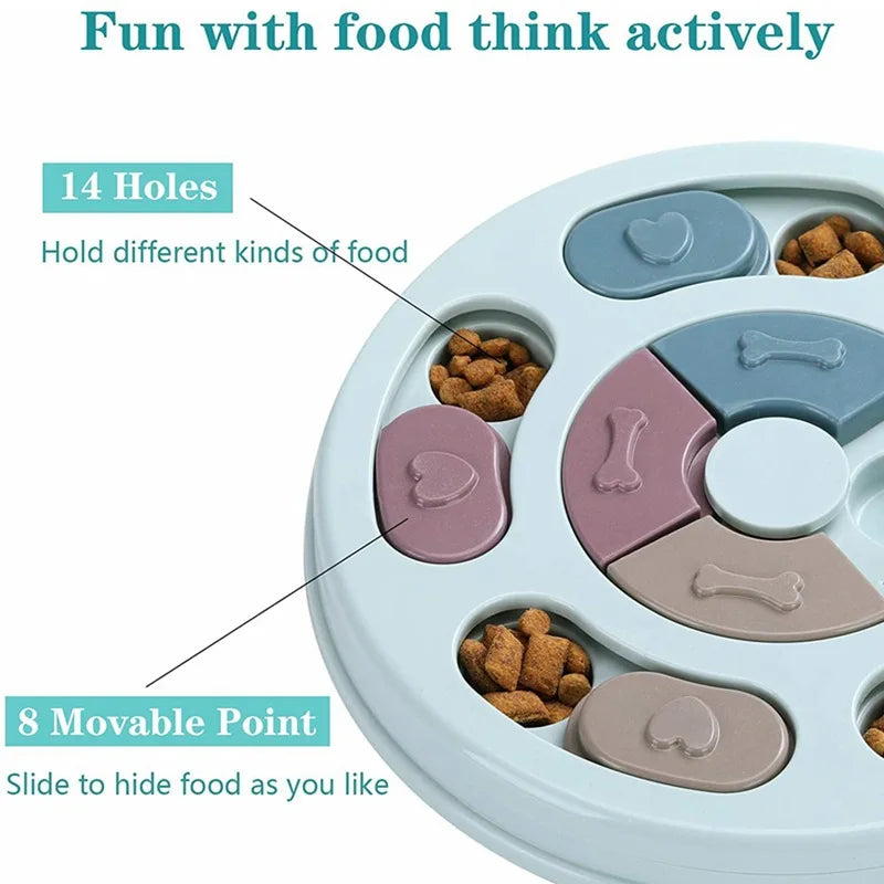 Jouet d'éducation alimentaire interactif pour chien