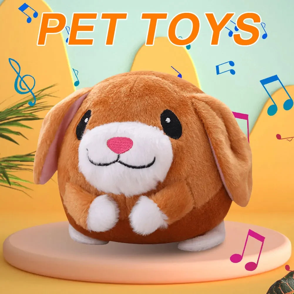 Balle électronique pour chien, balle rebondissante avec musique et vibrations