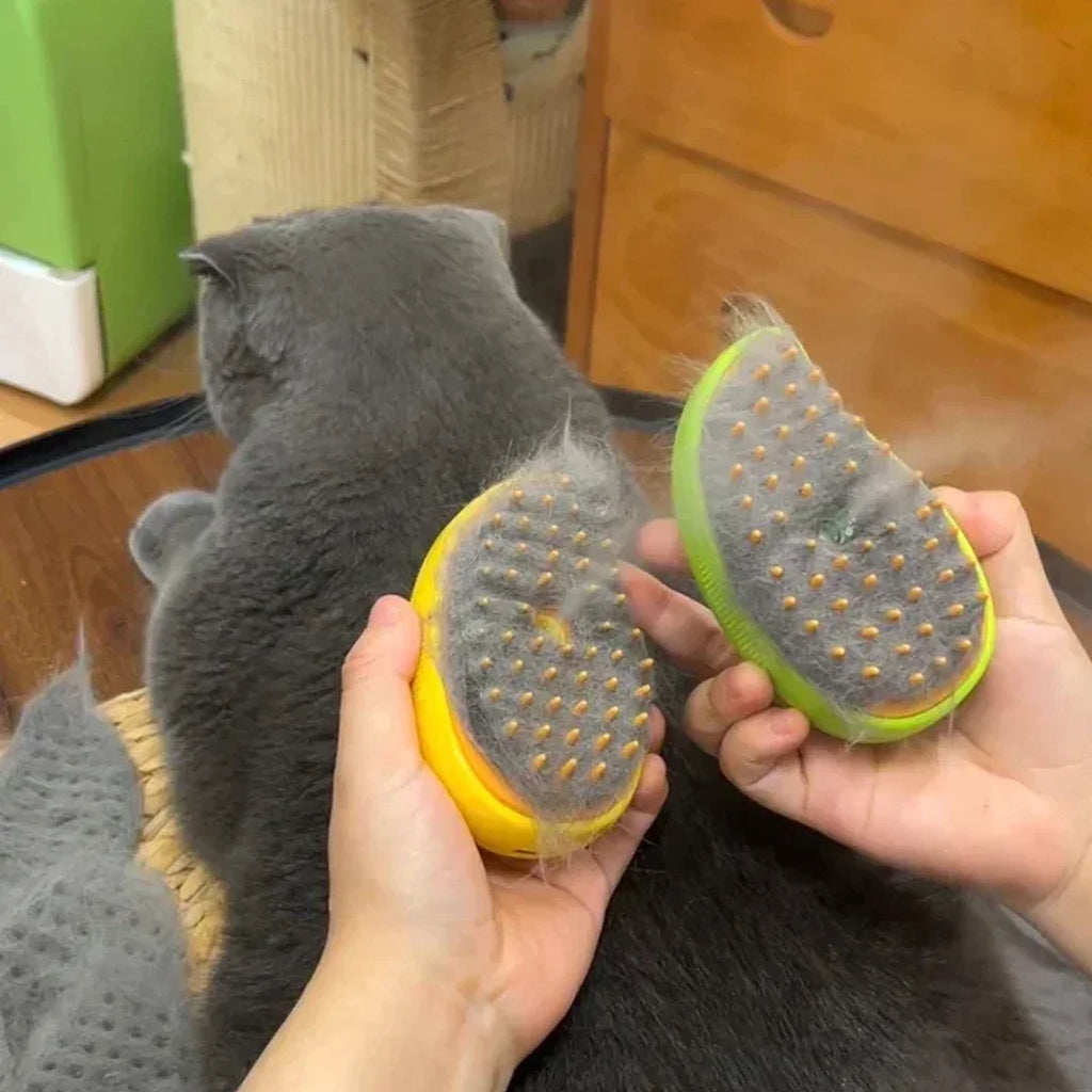 Brosse vapeur pour chat et chien