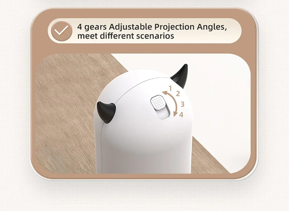 Jouet Laser Automatique Rechargeable pour Chat — 3 Modes