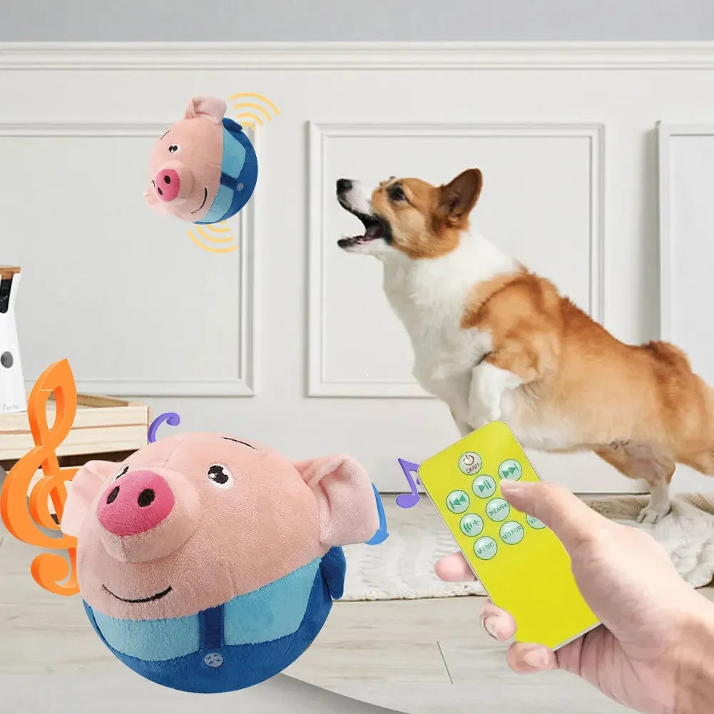 Balle électronique pour chien, balle rebondissante avec musique et vibrations