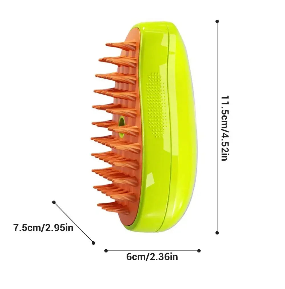 Brosse vapeur pour chat et chien