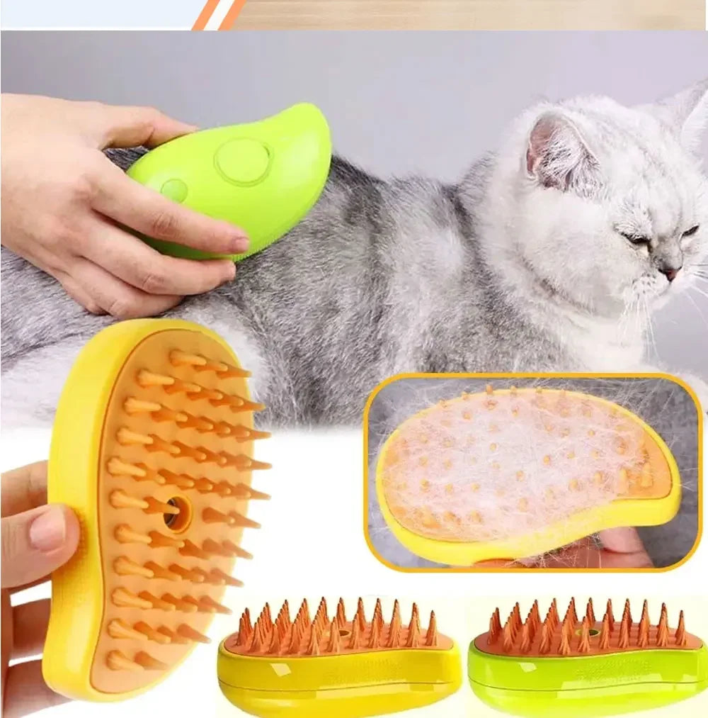 Brosse vapeur pour chat et chien