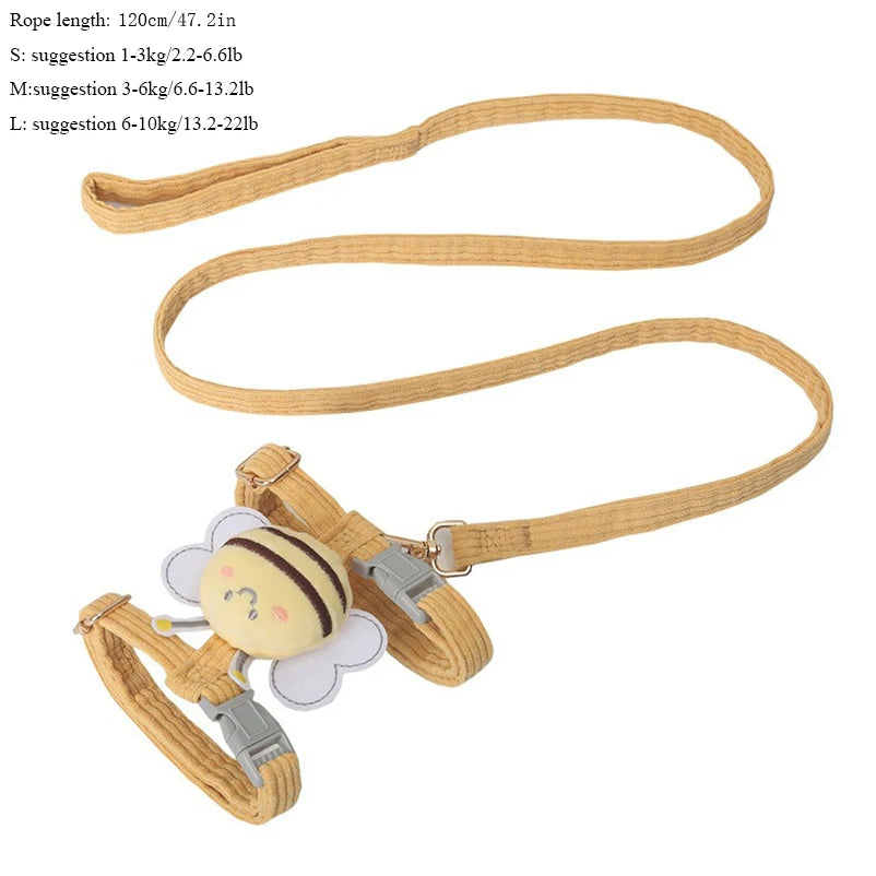 Ensemble harnais et laisse pour petits chiens