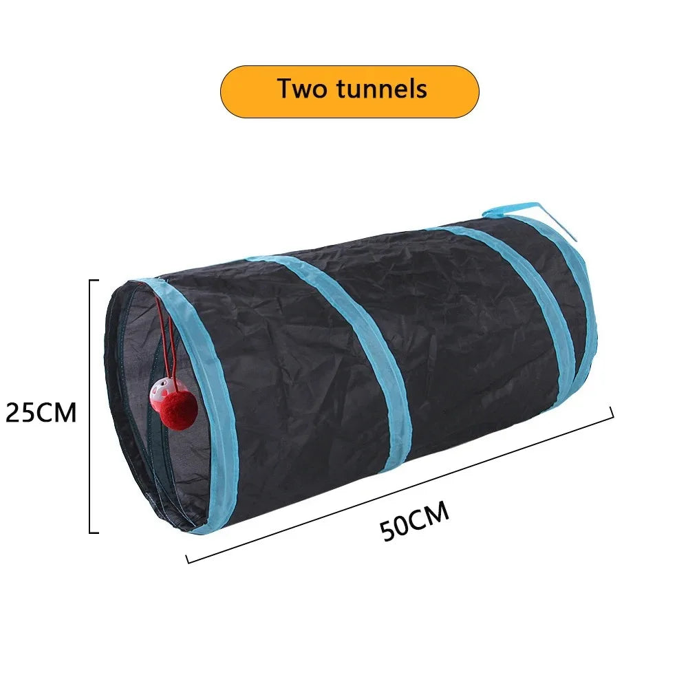 Tunnel de jeu interactif pour chat