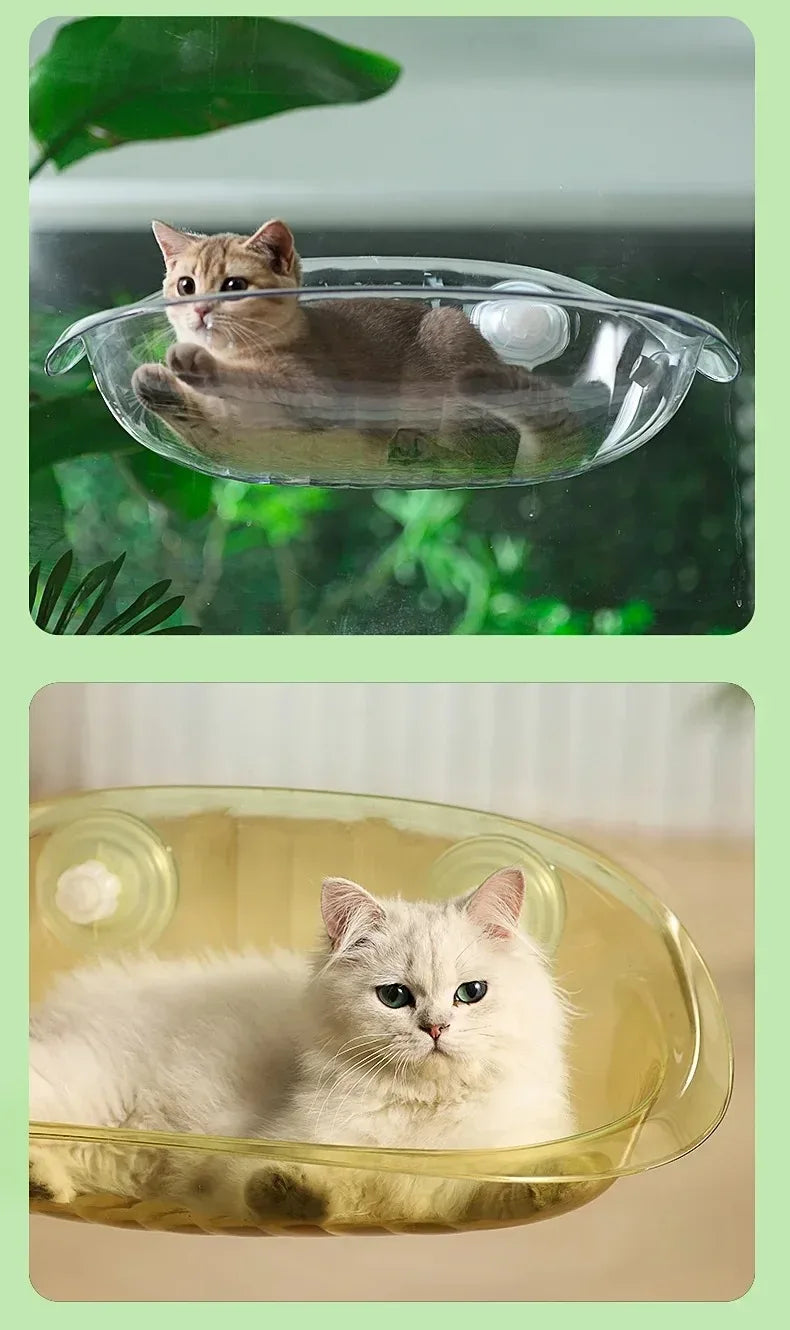 Lit de fenêtre pour chats