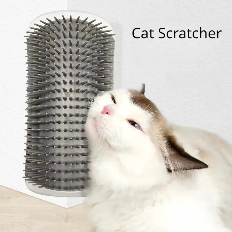 Brosse d'angle pour chat, peigne masseur