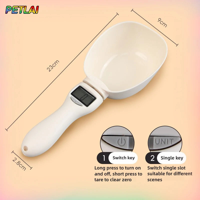 Cuillères doseuses électroniques intelligentes pour croquettes de chat et de chien