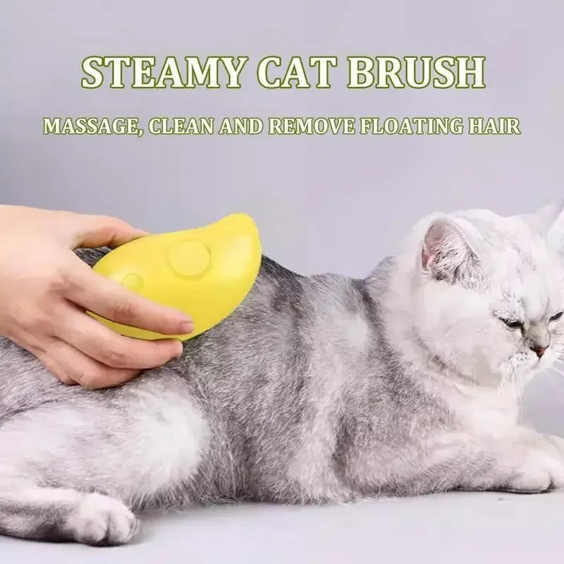 Brosse vapeur pour chat et chien