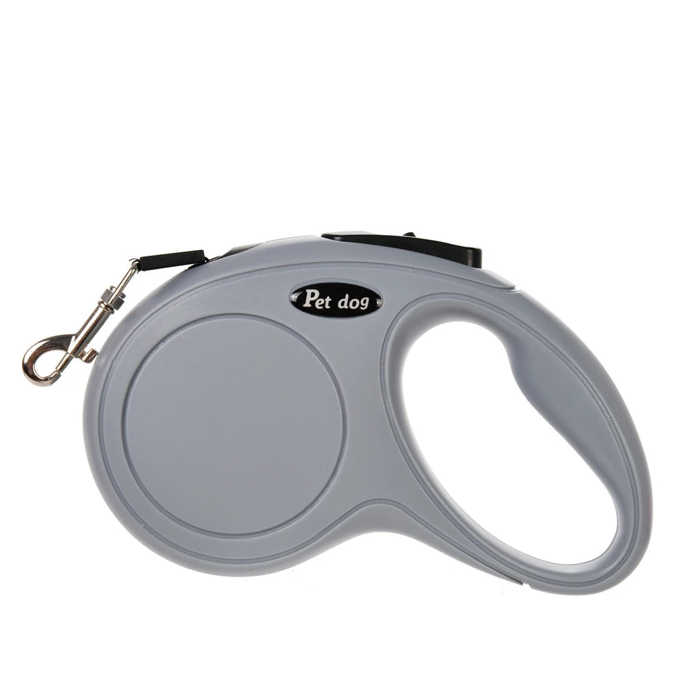 Laisse automatique rétractable pour chiens de petite et moyenne taille