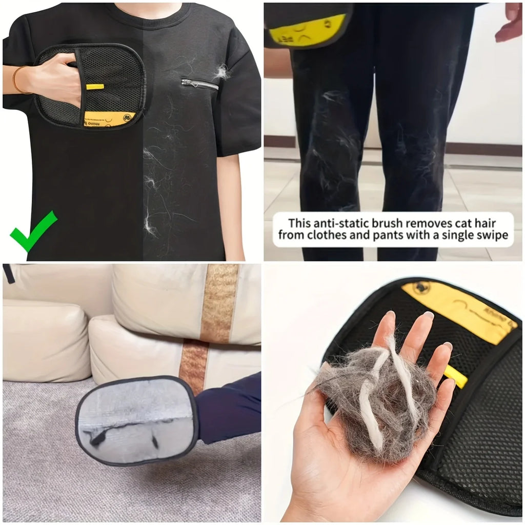 Gants, brosses et outils pour enlever les poils d'animaux